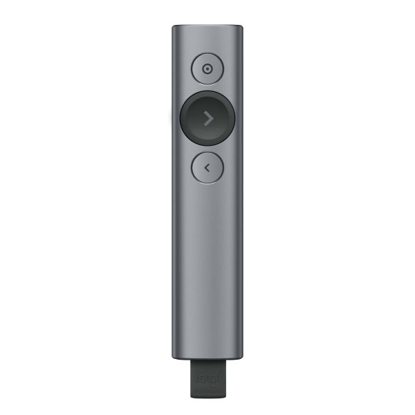 Logitech Spotlight Draadloze presenter Bluetooth/RF Grijs (910-005166)