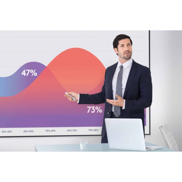 Logitech Spotlight Draadloze presenter Bluetooth/RF Grijs (910-005166)