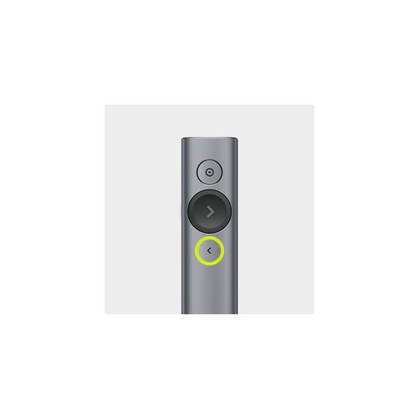 Logitech Spotlight Draadloze presenter Bluetooth/RF Grijs (910-005166)