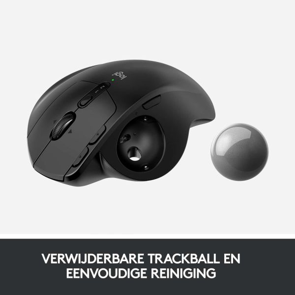 Logitech MX Ergo muis Rechtshandig RF-draadloos + Bluetooth Trackball 440 DPI (910-005179)