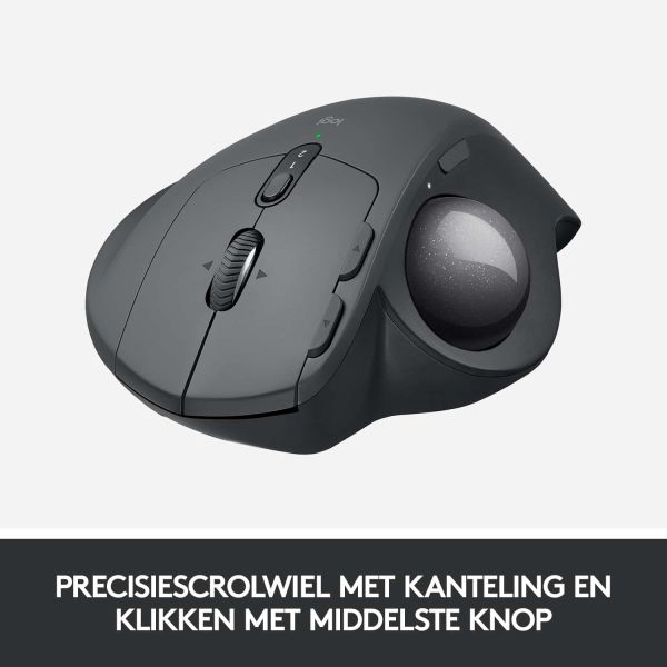 Logitech MX Ergo muis Rechtshandig RF-draadloos + Bluetooth Trackball 440 DPI (910-005179)