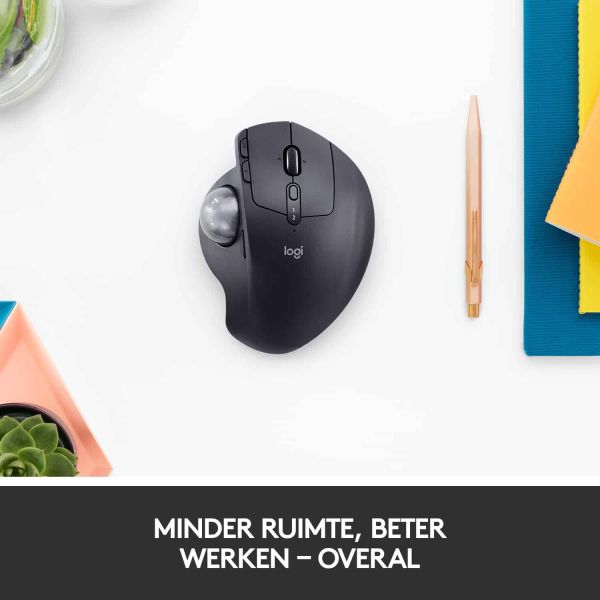 Logitech MX Ergo muis Rechtshandig RF-draadloos + Bluetooth Trackball 440 DPI (910-005179)