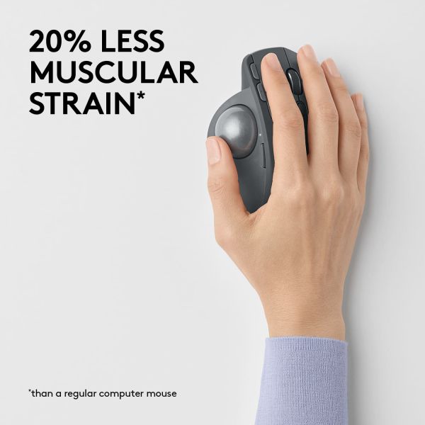 Logitech MX Ergo muis Rechtshandig RF-draadloos + Bluetooth Trackball 440 DPI (910-005179)
