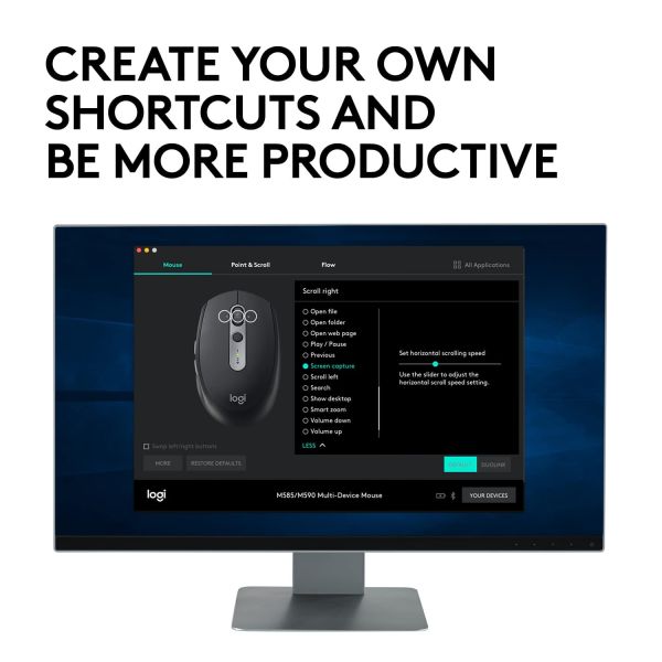 Logitech M590 Multi-Device Silent muis Rechtshandig RF-draadloos + Bluetooth Optisch 1000 DPI (910-005197)