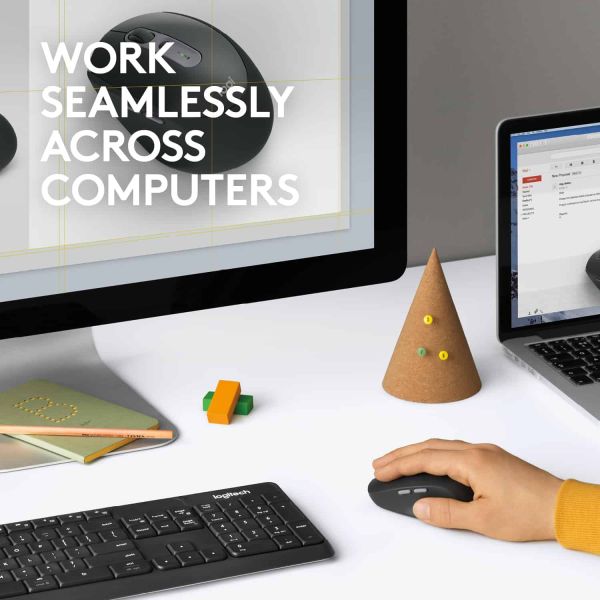 Logitech M590 Multi-Device Silent muis Rechtshandig RF-draadloos + Bluetooth Optisch 1000 DPI (910-005197)