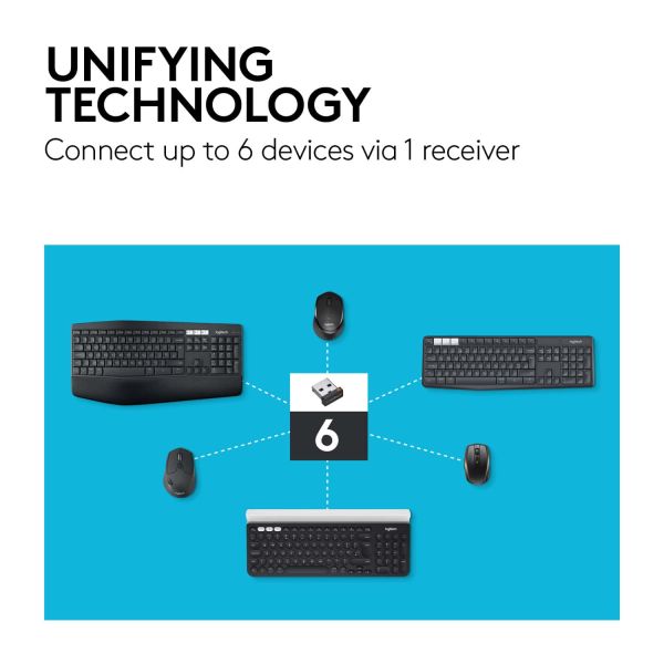 Logitech M590 Multi-Device Silent muis Rechtshandig RF-draadloos + Bluetooth Optisch 1000 DPI (910-005197)