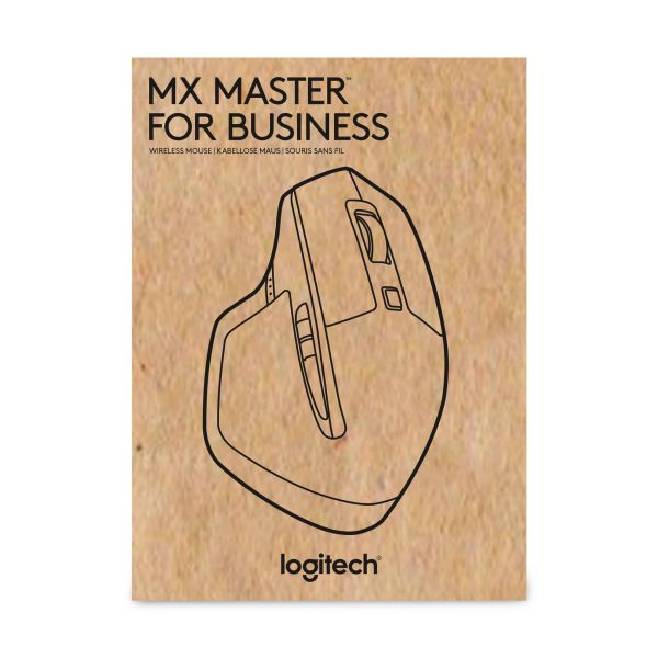 Logitech MX Master Wireless Mouse muis Rechtshandig RF-draadloos + Bluetooth Laser 1000 DPI (910-005213)