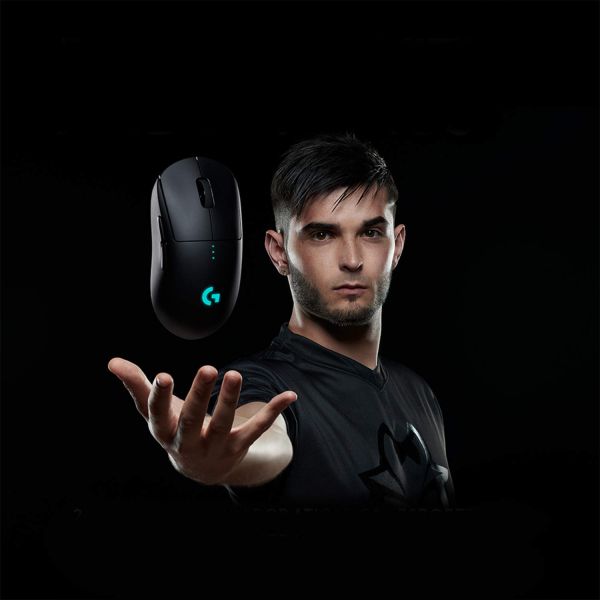Logitech G Pro Wireless muis Ambidextrous RF Draadloos Optisch 25600 DPI (910-005272)