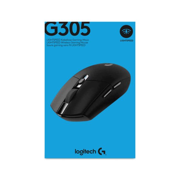 Logitech G G305 muis Rechtshandig RF-draadloos + Bluetooth Optisch 12000 DPI (910-005282)