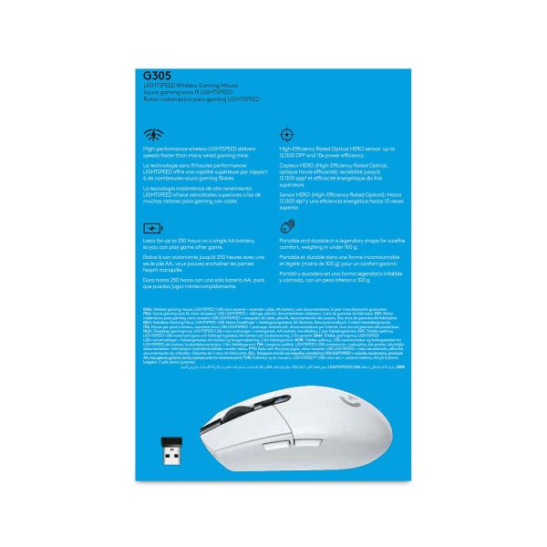 Logitech G G305 LIGHTSPEED draadloze gamingmuis (910-005292)