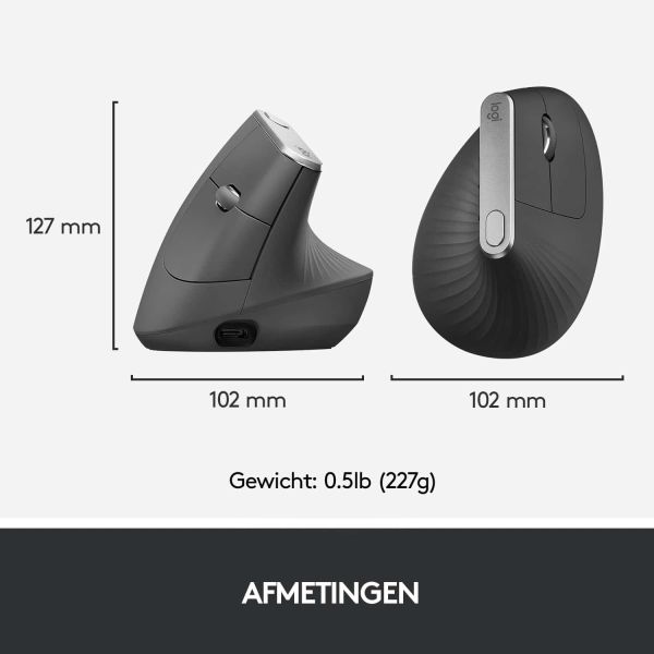 Logitech MX Vertical Advanced Ergonomic Mouse (910-005448)