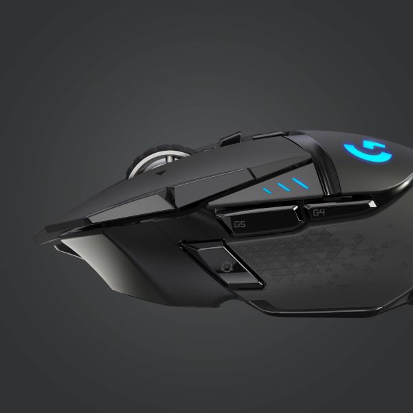 Logitech G G502 Lightspeed muis Rechtshandig RF Draadloos 25600 DPI (910-005567)