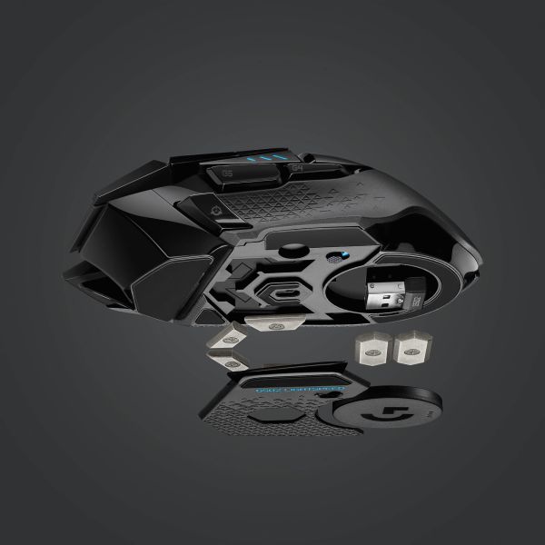 Logitech G G502 Lightspeed muis Rechtshandig RF Draadloos 25600 DPI (910-005567)