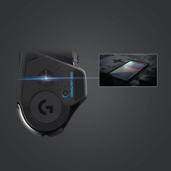 Logitech G G502 Lightspeed muis Rechtshandig RF Draadloos 25600 DPI (910-005567)