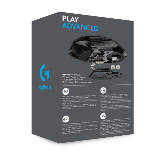 Logitech G G502 LIGHTSPEED draadloze gamingmuis (910-005568)