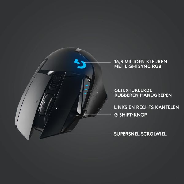 Logitech G G502 LIGHTSPEED draadloze gamingmuis (910-005568)