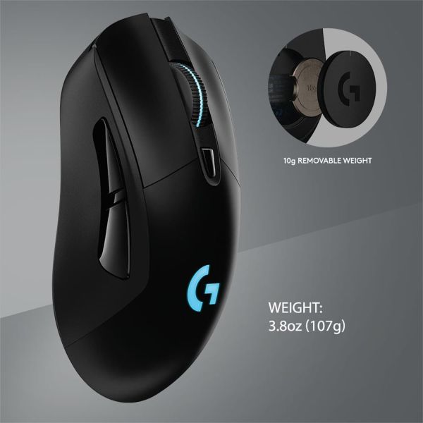 Logitech G G703 LIGHTSPEED Draadloze gamingmuis Met HERO-sensor (910-005641)