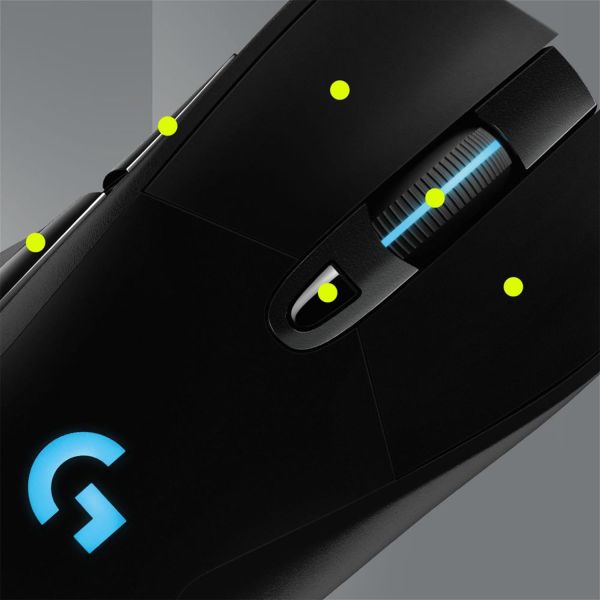 Logitech G G703 LIGHTSPEED Draadloze gamingmuis Met HERO-sensor (910-005641)