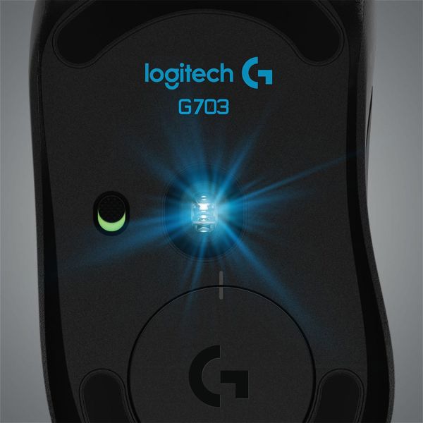 Logitech G G703 LIGHTSPEED Draadloze gamingmuis Met HERO-sensor (910-005641)