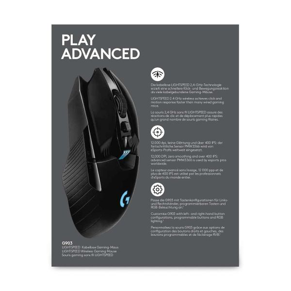 Logitech G G903 wireless gaming (910-005673)