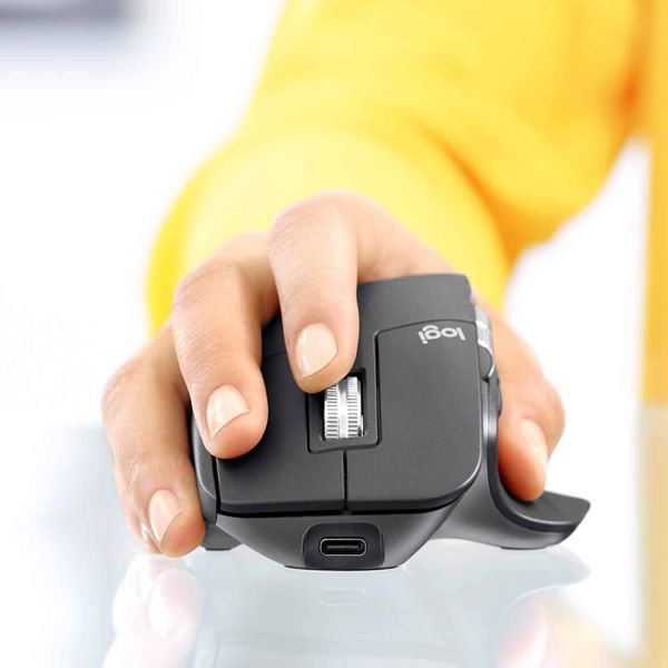 Logitech MX Master 3 muis Rechtshandig RF-draadloos + Bluetooth Laser 4000 DPI (910-005694)