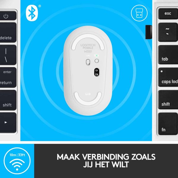 Logitech Pebble M350 Wireless Mouse (910-005716)
