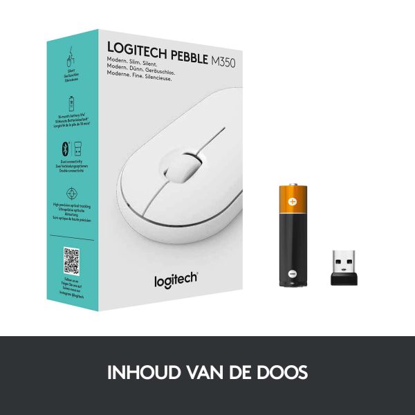 Logitech Pebble M350 Wireless Mouse (910-005716)
