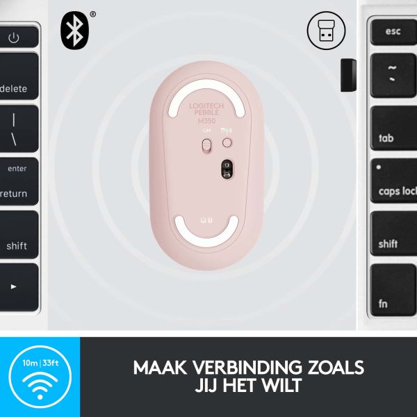 Logitech Pebble M350 Wireless Mouse (910-005717)