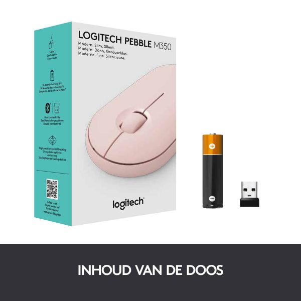 Logitech Pebble M350 Wireless Mouse (910-005717)