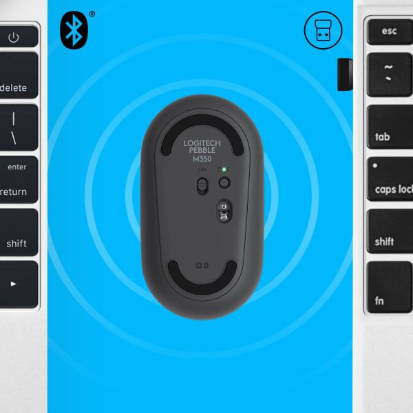 Logitech Pebble M350 Wireless Mouse (910-005718)