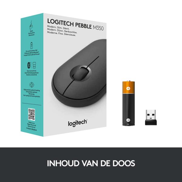 Logitech Pebble M350 Wireless Mouse (910-005718)