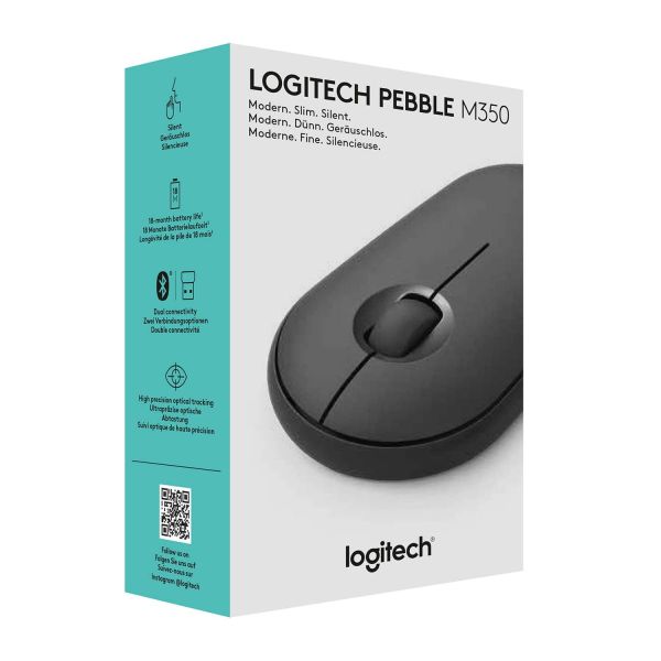 Logitech Pebble M350 Wireless Mouse (910-005718)