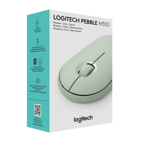 Logitech Pebble M350 Wireless Mouse (910-005720)