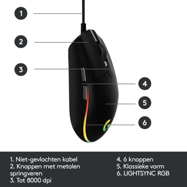 Logitech G G203 lightsync (910-005796)