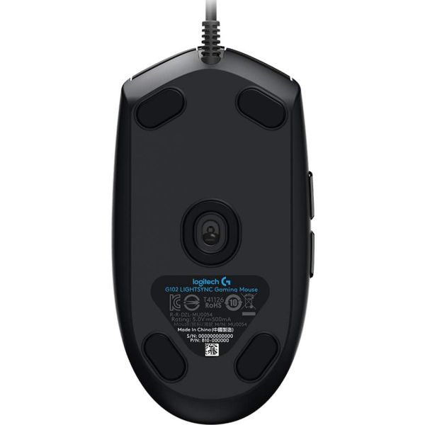 Logitech G G102 Gaming Mouse muis USB Type-A 8000 DPI (910-005823)