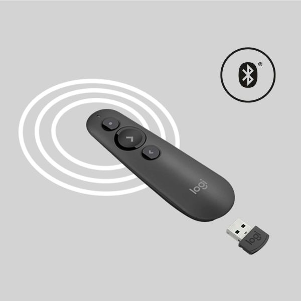 Logitech R500 Draadloze presenter Bluetooth/RF Grafiet (910-005843)