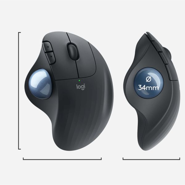 Logitech M575 ERGO Draadloze Trackball Muis (910-005872)