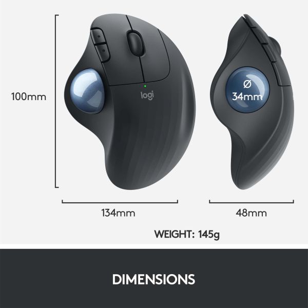 Logitech M575 ERGO Draadloze Trackball Muis (910-005872)