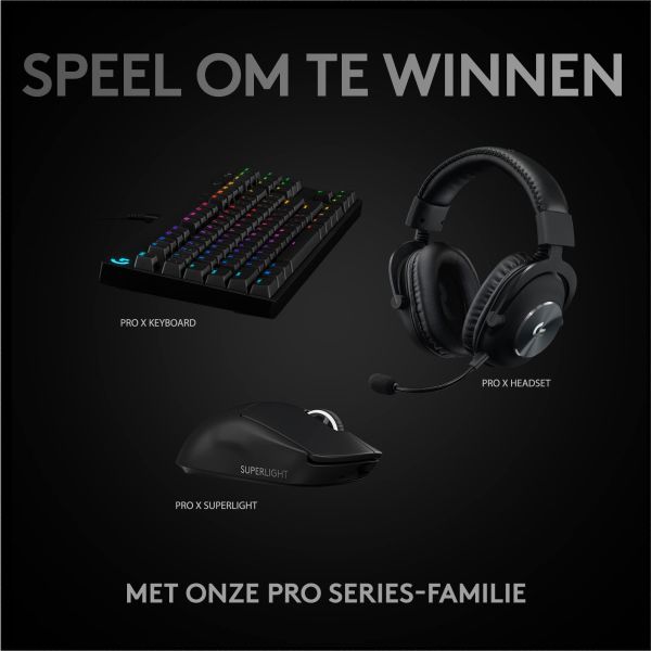 Logitech G Pro X Superlight muis Rechtshandig RF Draadloos 25600 DPI (910-005880)