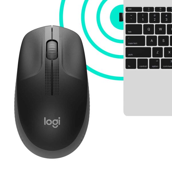 Logitech M190 Full-Size Wireless Mouse (910-005905)