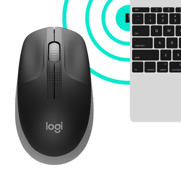 Logitech M190 Full-Size Wireless Mouse (910-005906)