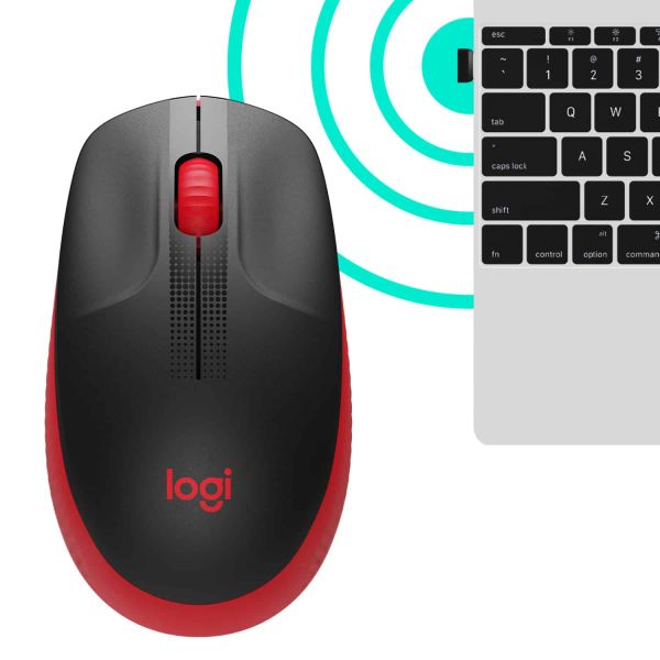 Logitech M190 Full-Size Wireless Mouse (910-005908)