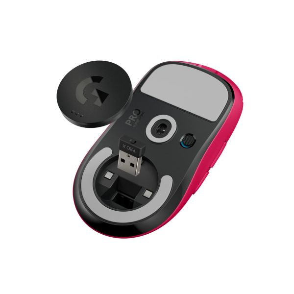 Logitech G Pro X Superlight muis Rechtshandig RF Draadloos Optisch 25600 DPI (910-005957)