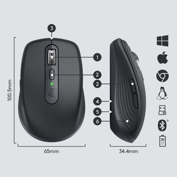 Logitech MX Anywhere 3 Compact Performance (910-005988)