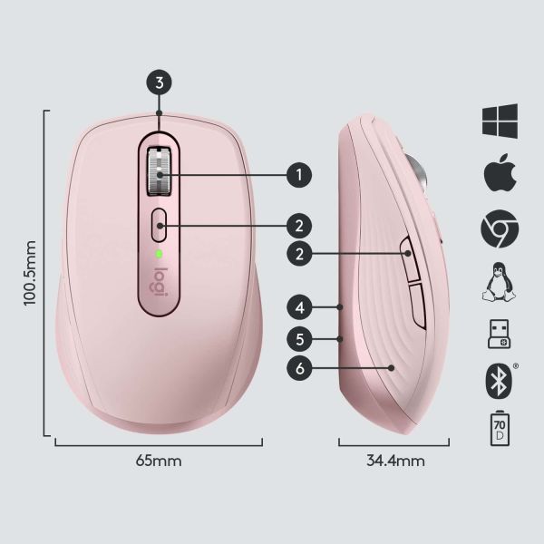 Logitech MX Anywhere 3 Compact Performance (910-005990)