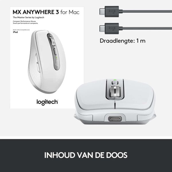 Logitech MX Anywhere 3 voor Mac Compact (910-005991)
