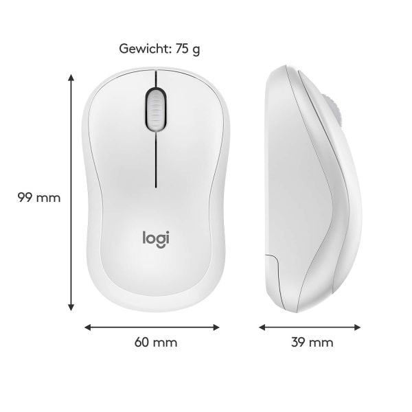 Logitech M220 muis Ambidextrous RF Draadloos Optisch 1000 DPI (910-006128)
