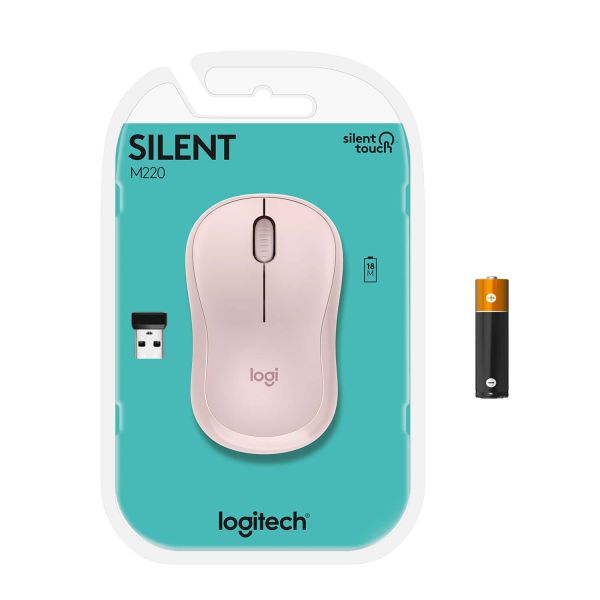 Logitech M220 muis Ambidextrous RF Draadloos Optisch 1000 DPI (910-006129)