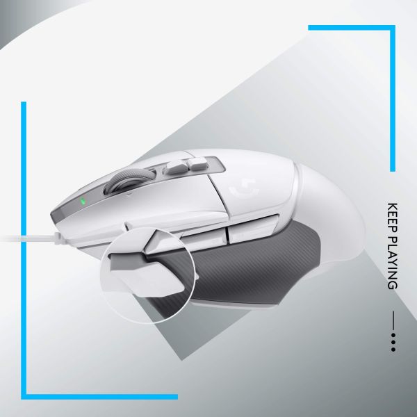 Logitech G G502 X muis Rechtshandig USB Type-A Optisch 25600 DPI (910-006146)