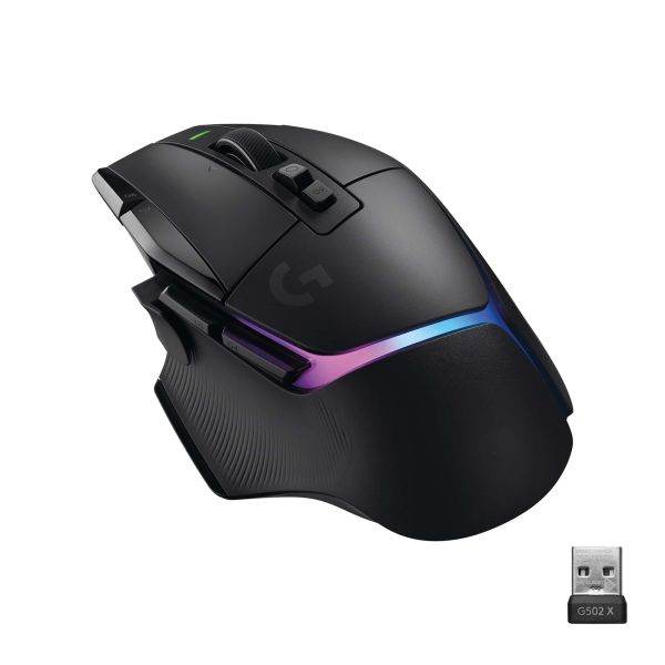 Logitech G G502 X Plus muis Rechtshandig RF Draadloos Optisch 25600 DPI (910-006162) Logitech G G502 X Plus muis Rechtshandig RF Draadloos Optisch 25600 DPI (910-006162)